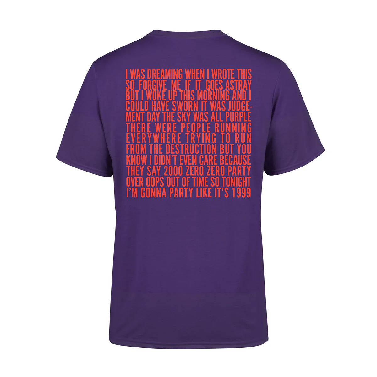 1999 Logo/Lyric T-shirt - Image 2