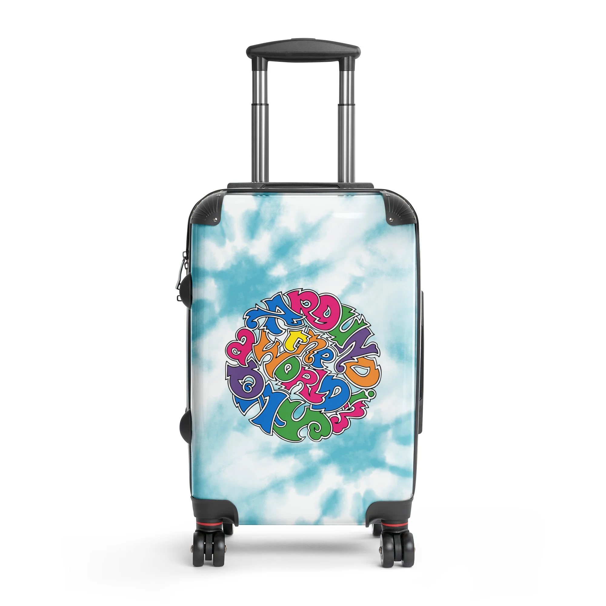 Around The World In A Day Cloud Hard Cover Suitcase