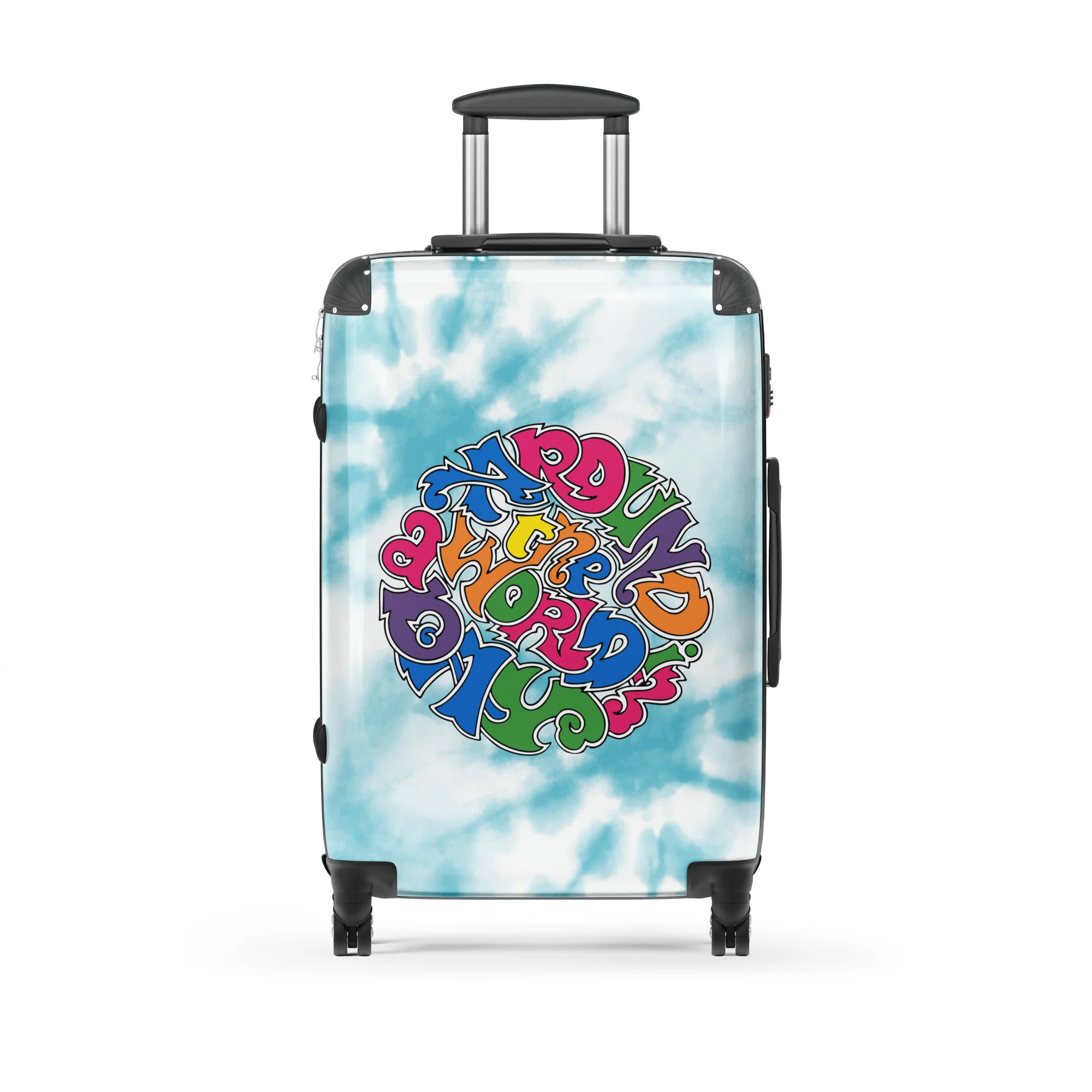 Around The World In A Day Cloud Hard Cover Suitcase - Image 2