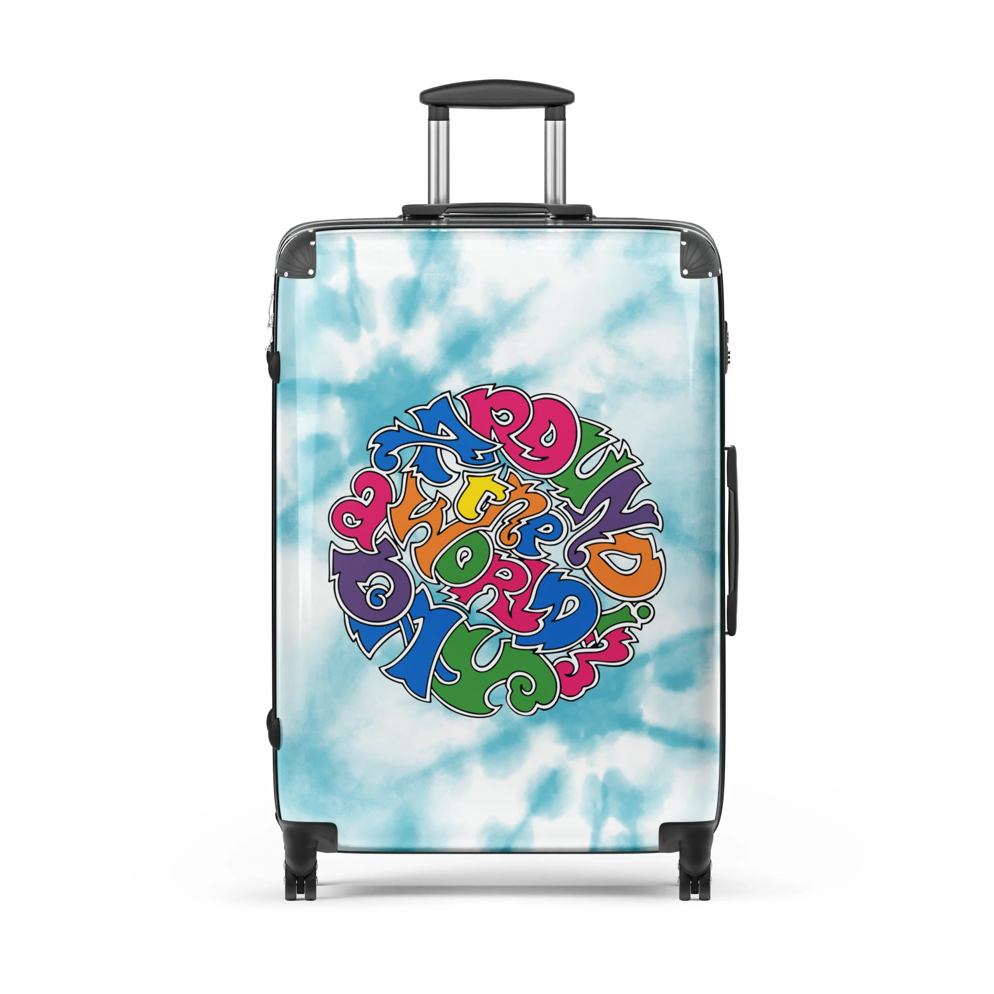 Around The World In A Day Cloud Hard Cover Suitcase - Image 3