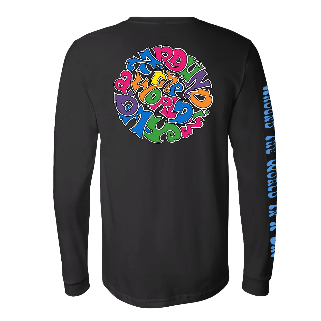 Around The World In A Day Long Sleeve Circle Logo T-Shirt - Image 4