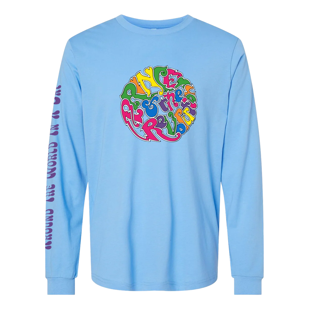 Around The World In A Day Long Sleeve Circle Logo T-Shirt - Image 6