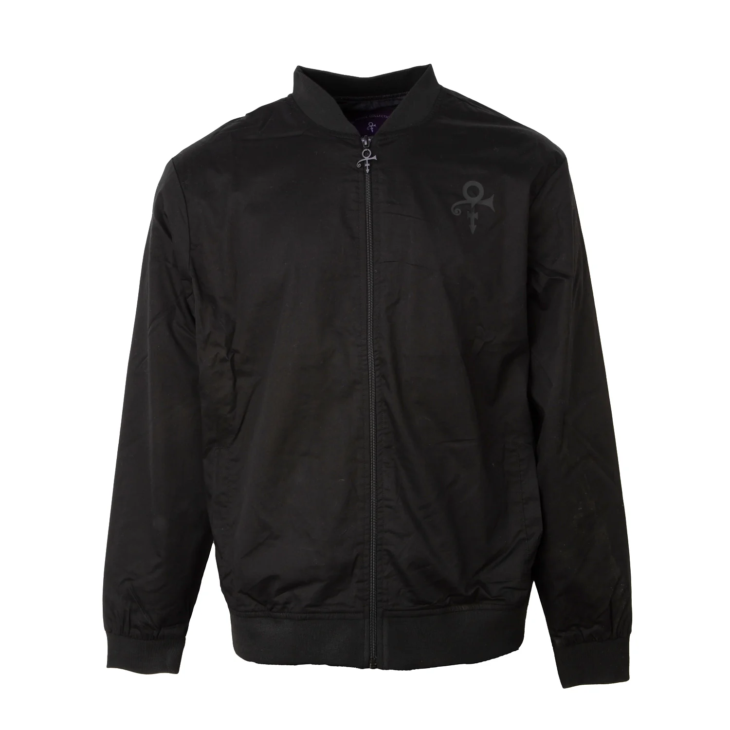 Black Paisley Lined Bomber Jacket - Image 3