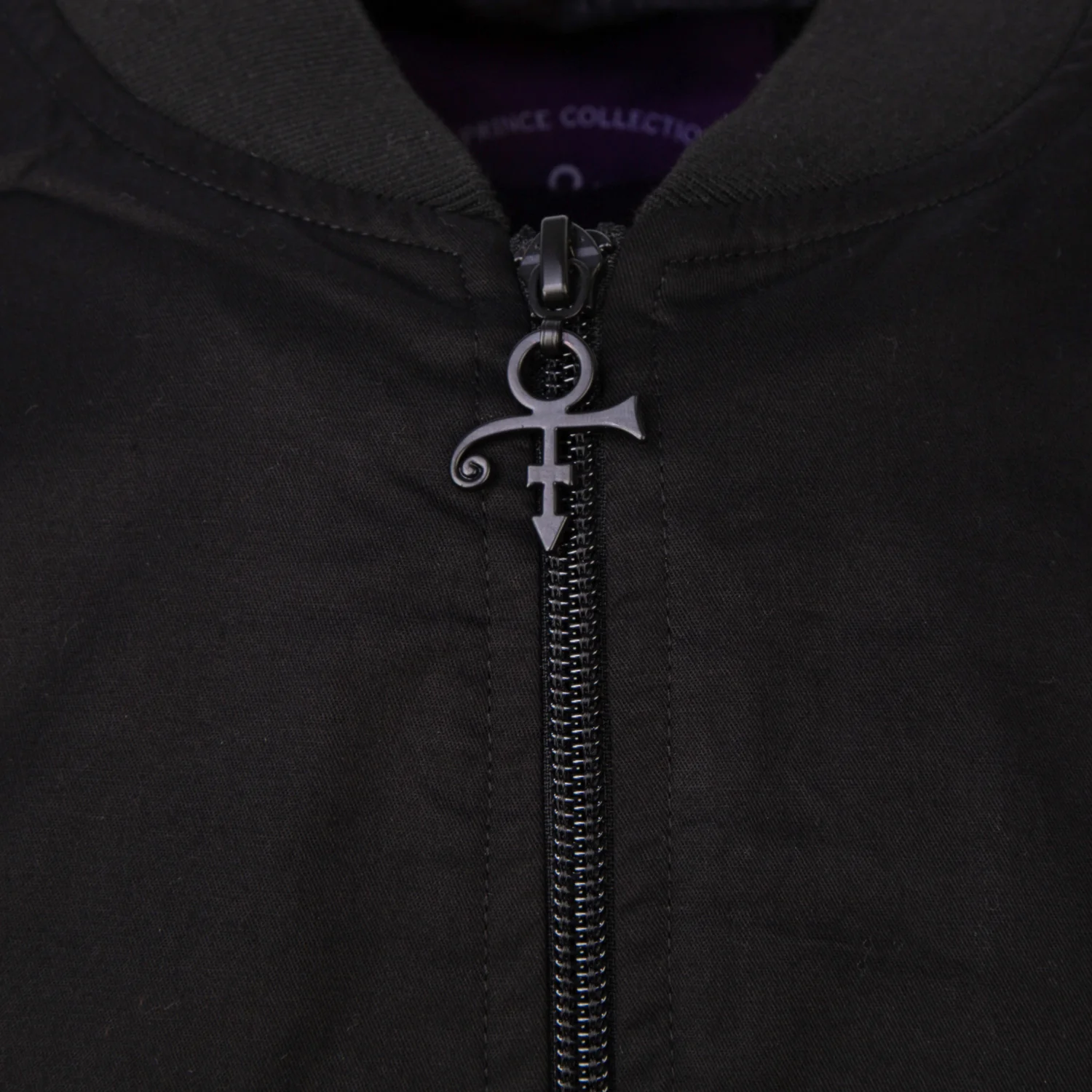 Black Paisley Lined Bomber Jacket - Image 5