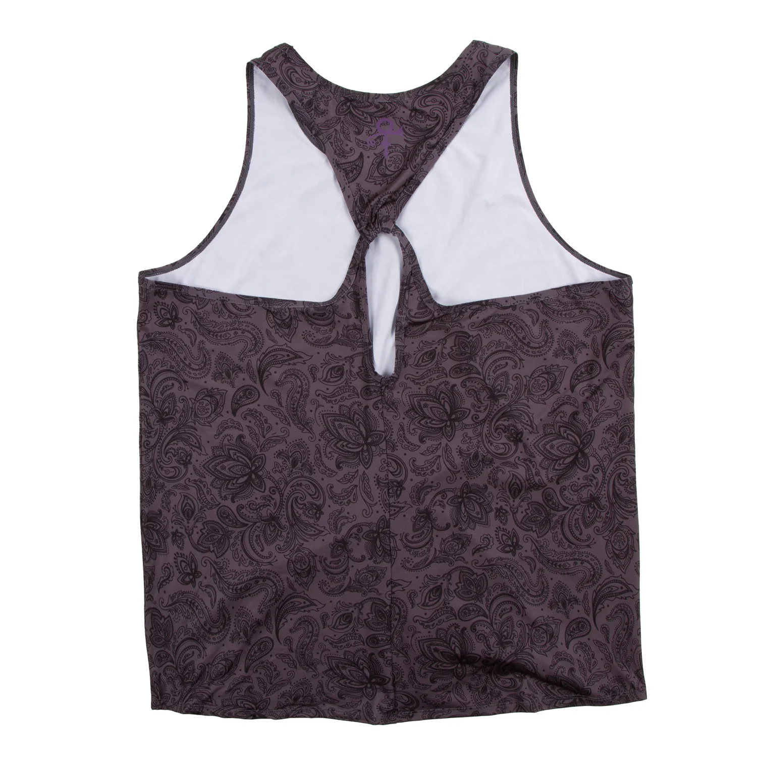 Black Paisley Women's Yoga Tank - Image 2