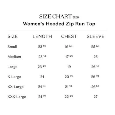 Black Women's Active Hooded Full Zip Long Sleeve Run Top - Image 4