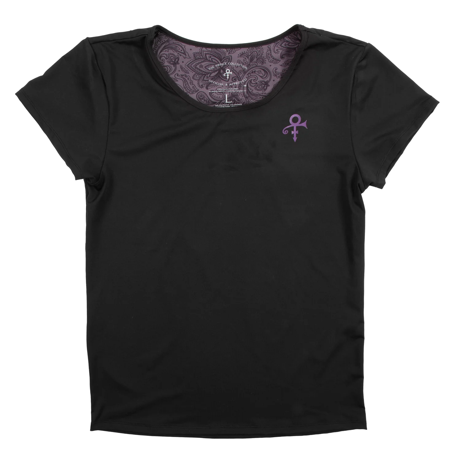 Black Women's Active Short Sleeve Tee - Image 3