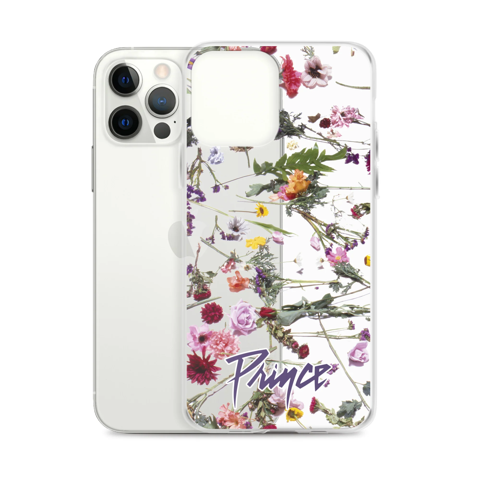 Floral Print Clear Case for iPhone - Image 11