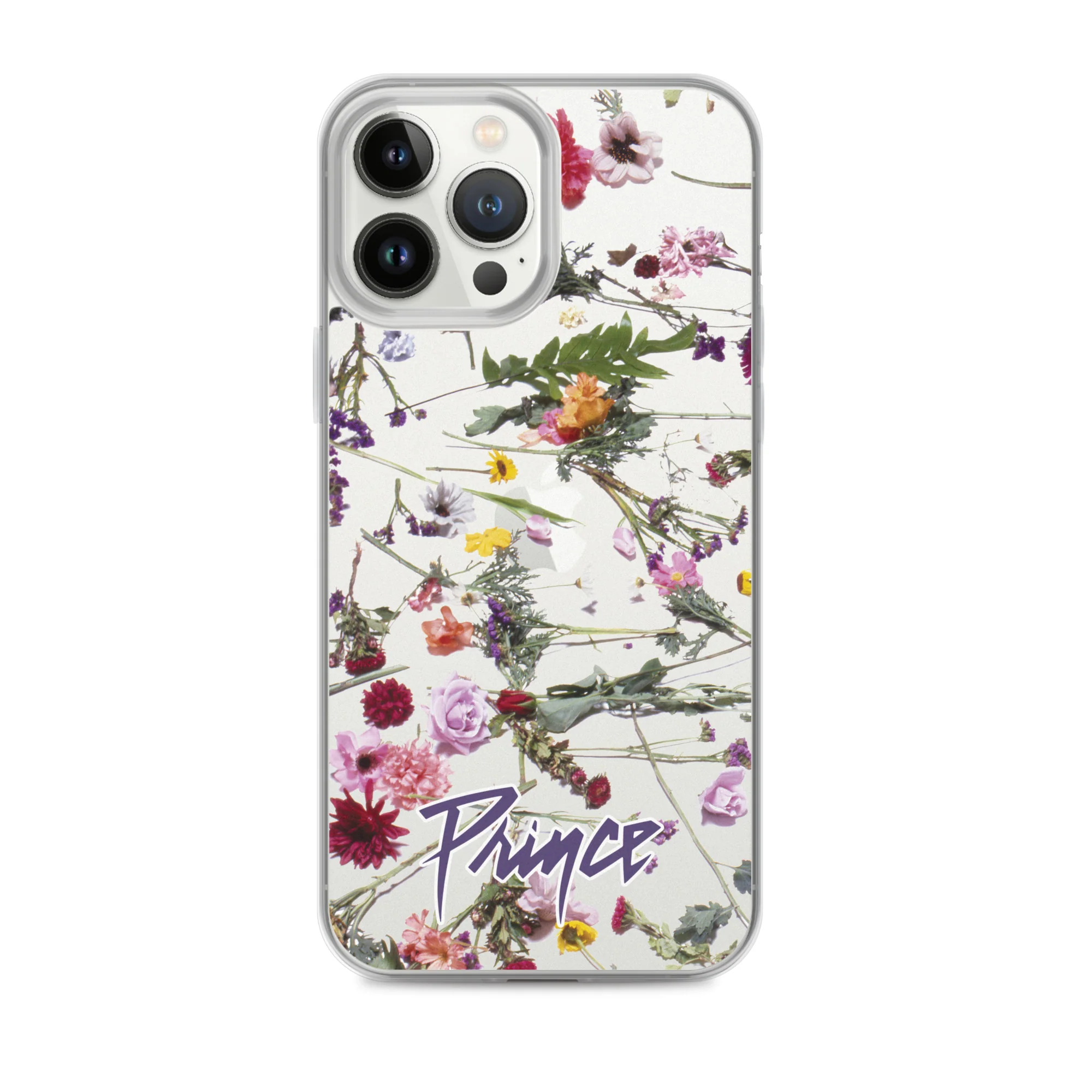 Floral Print Clear Case for iPhone - Image 18