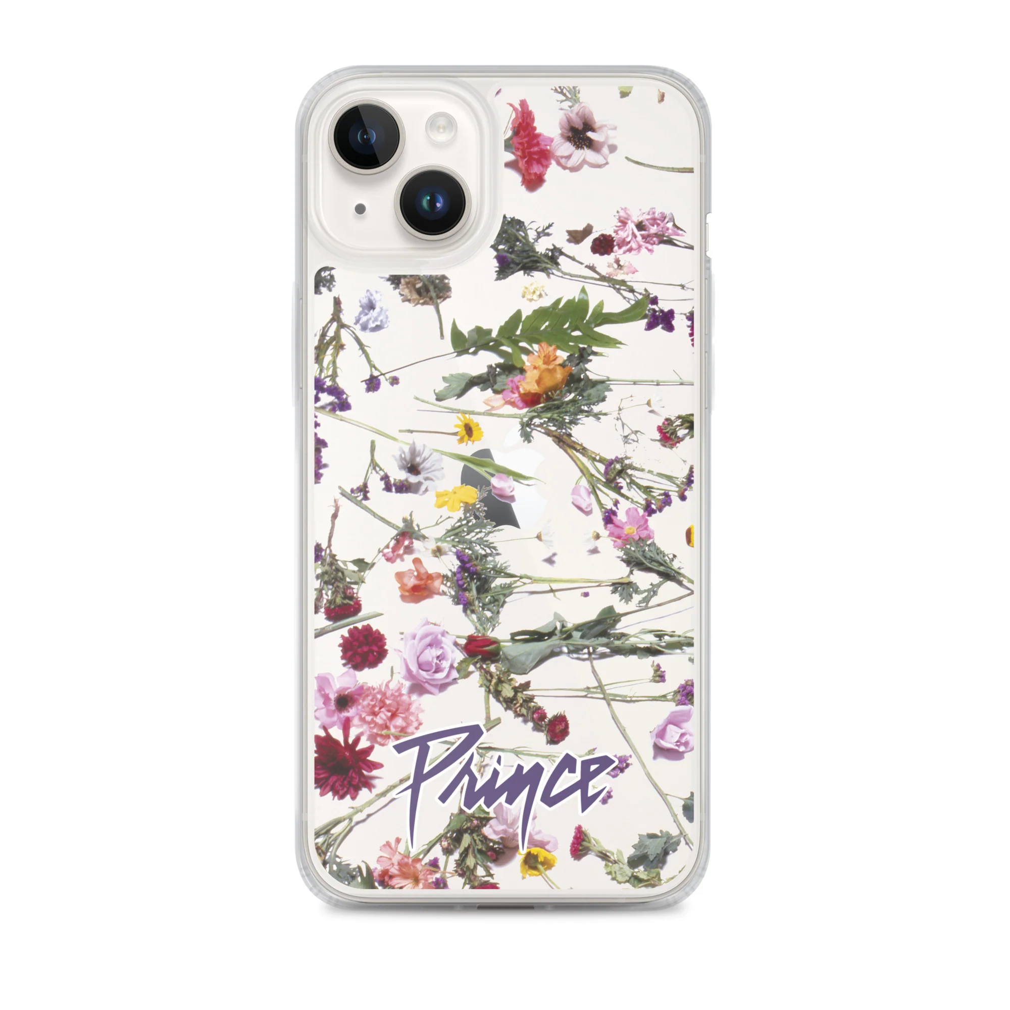 Floral Print Clear Case for iPhone - Image 24