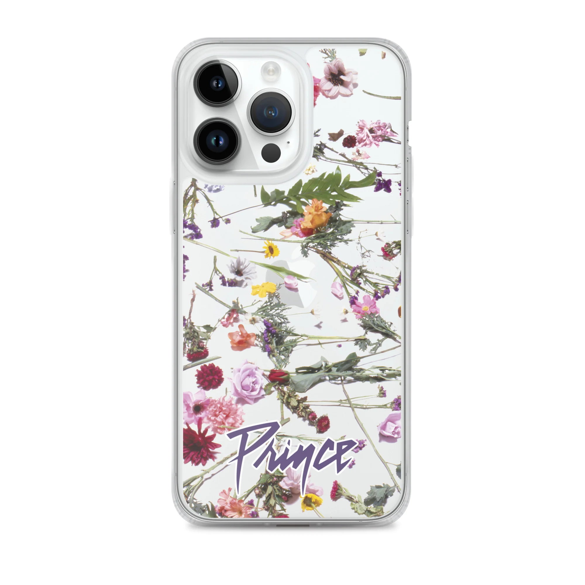 Floral Print Clear Case for iPhone - Image 26