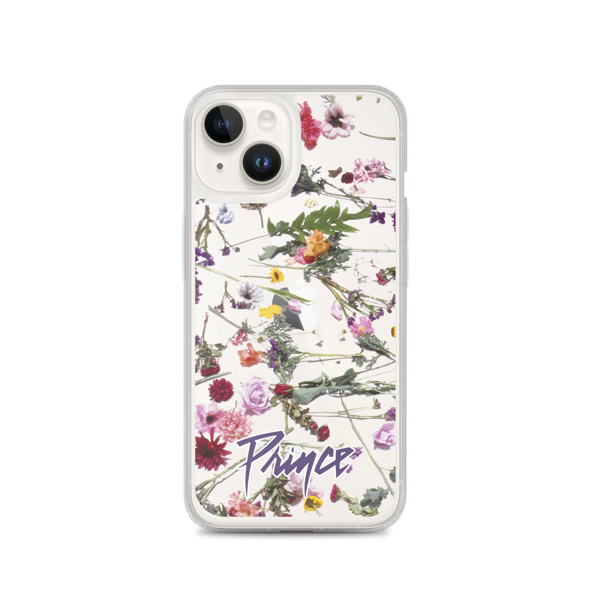 Floral Print Clear Case for iPhone - Image 30