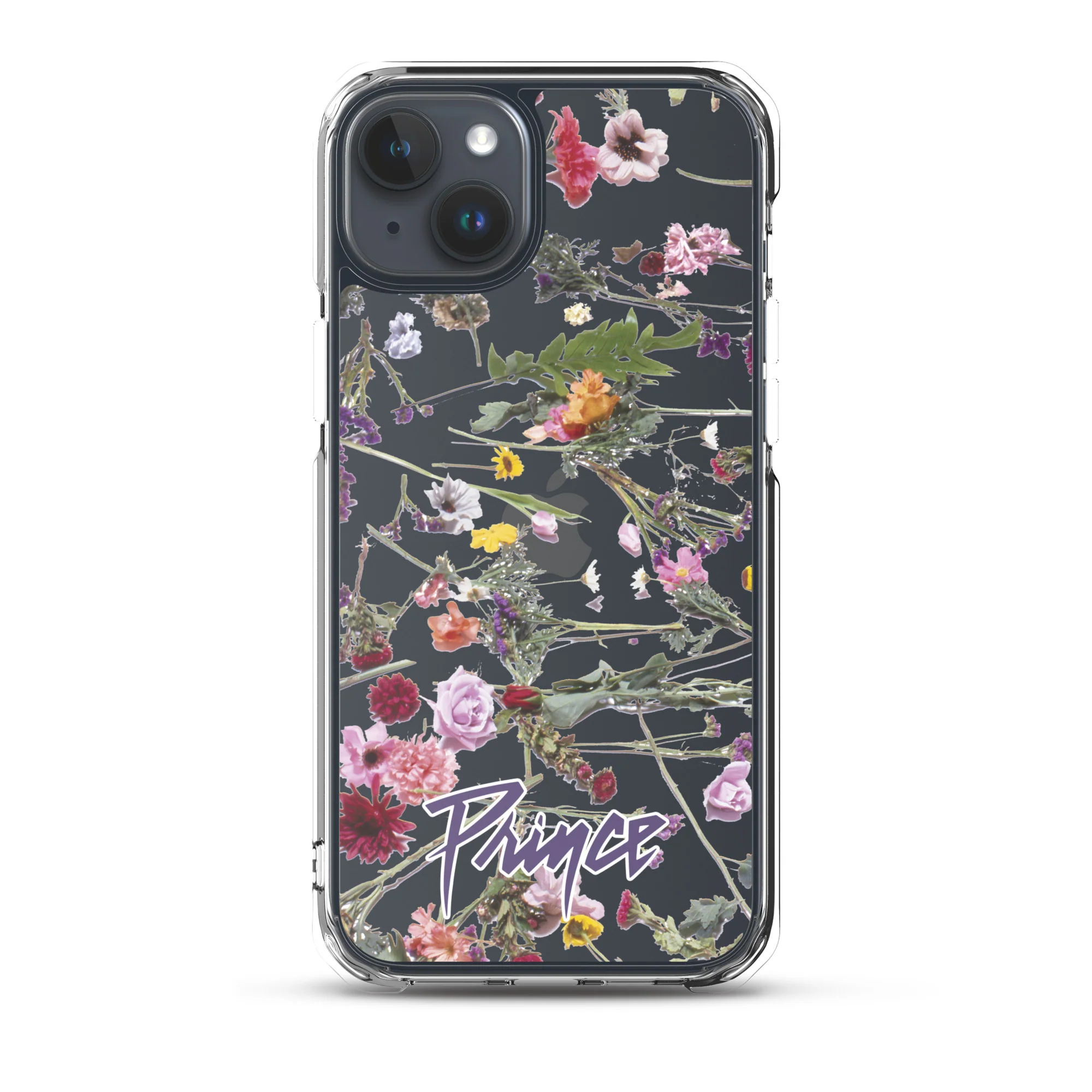 Floral Print Clear Case for iPhone - Image 32