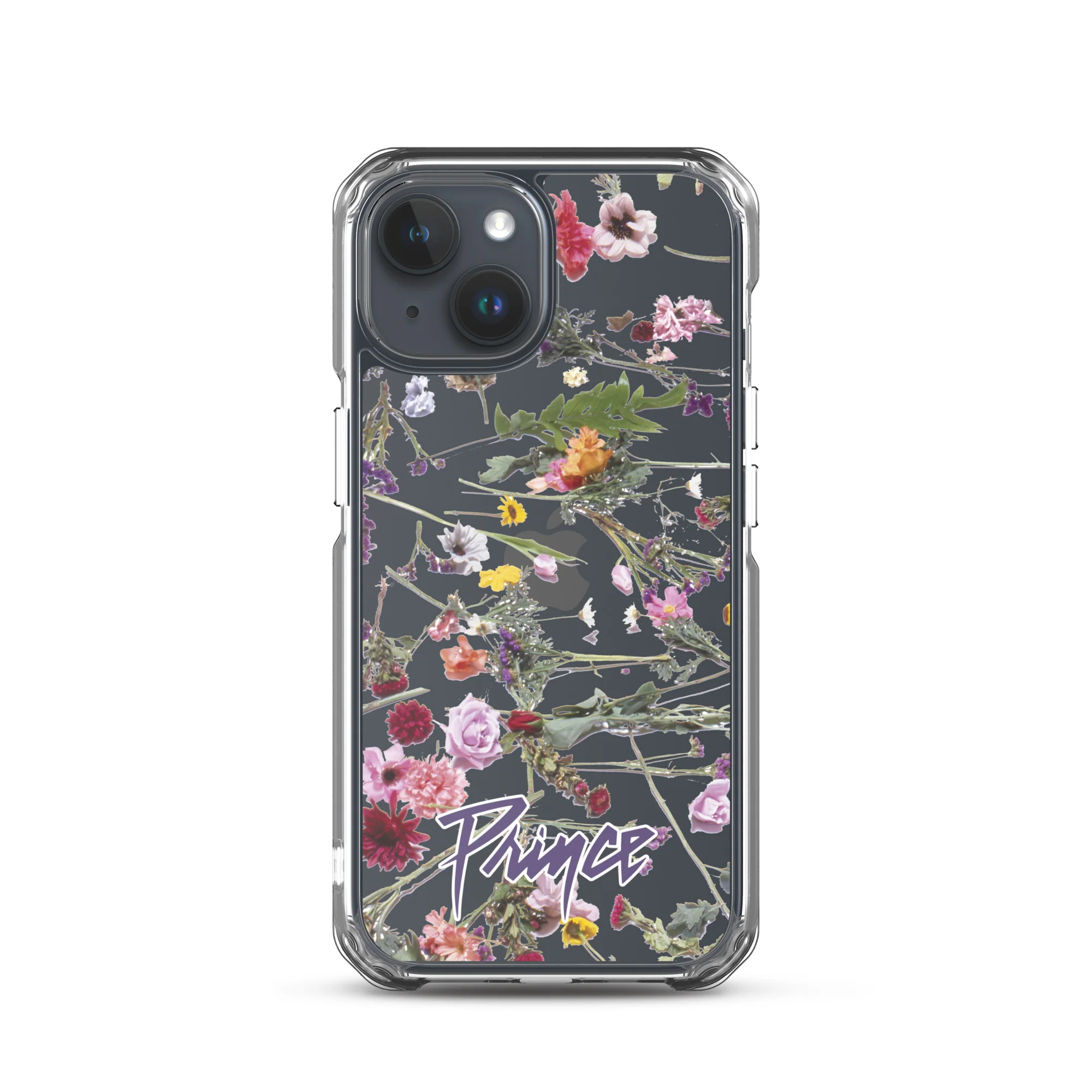 Floral Print Clear Case for iPhone - Image 38