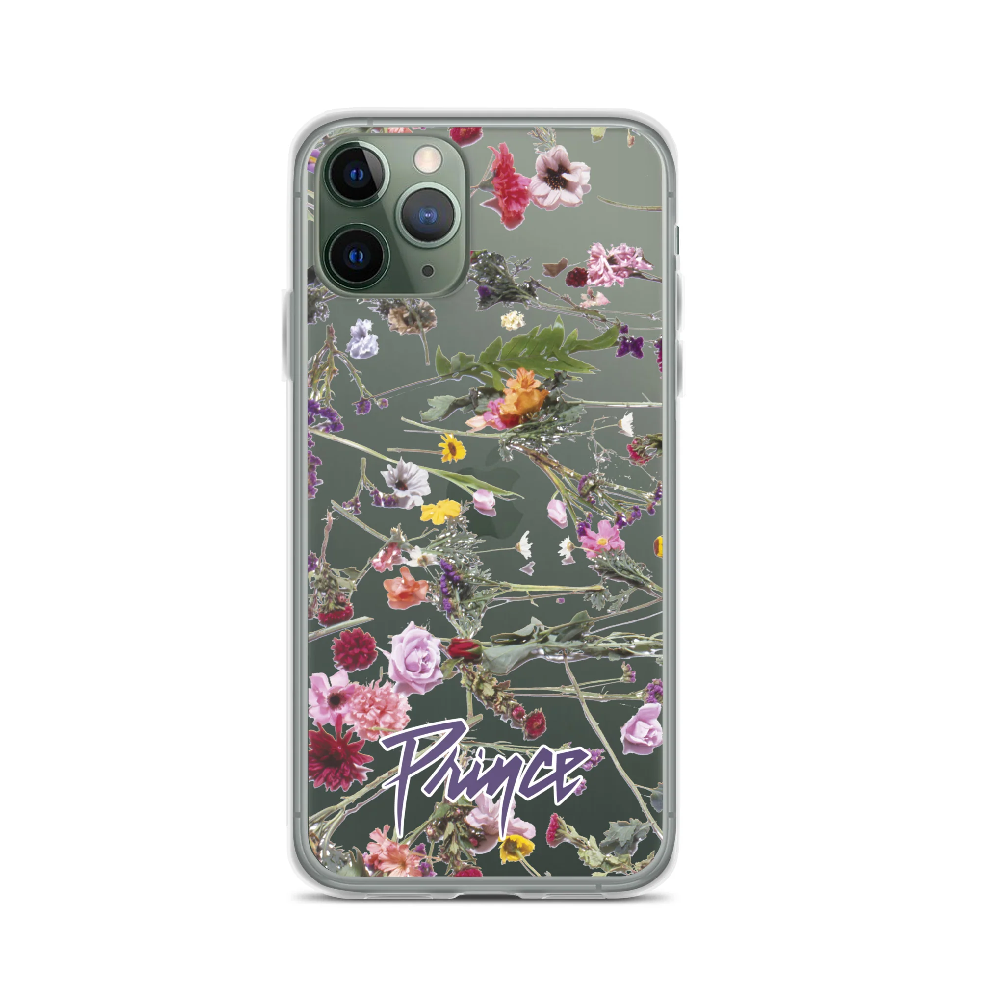 Floral Print Clear Case for iPhone - Image 4