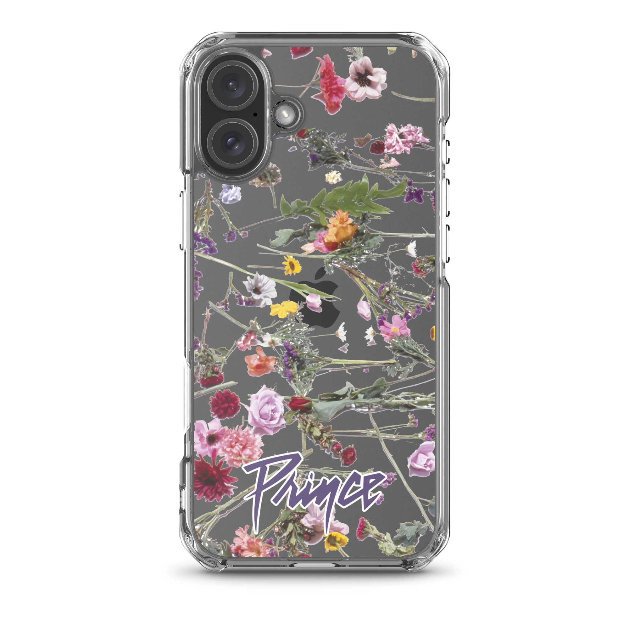 Floral Print Clear Case for iPhone - Image 40