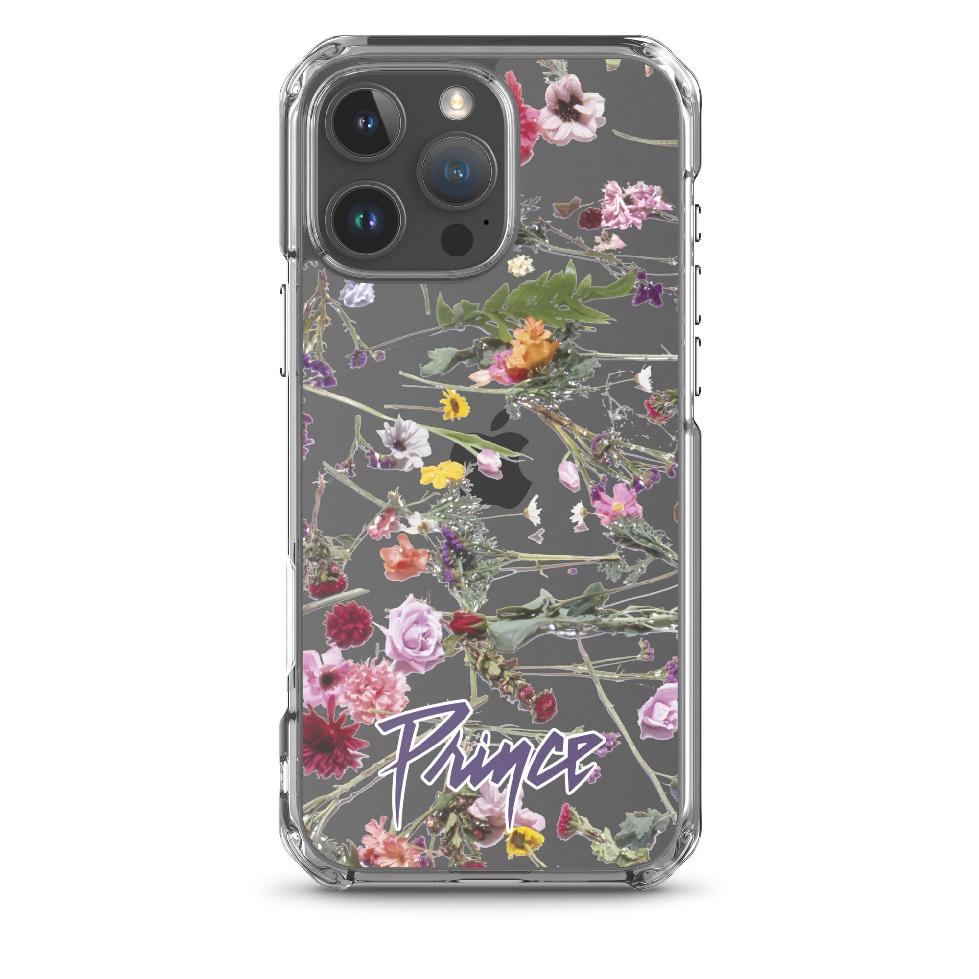 Floral Print Clear Case for iPhone - Image 42