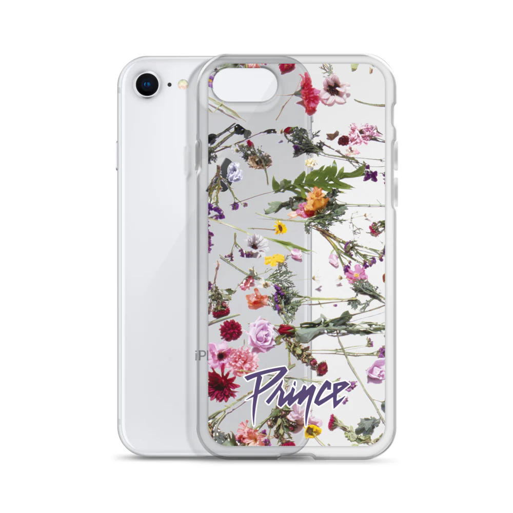 Floral Print Clear Case for iPhone - Image 48