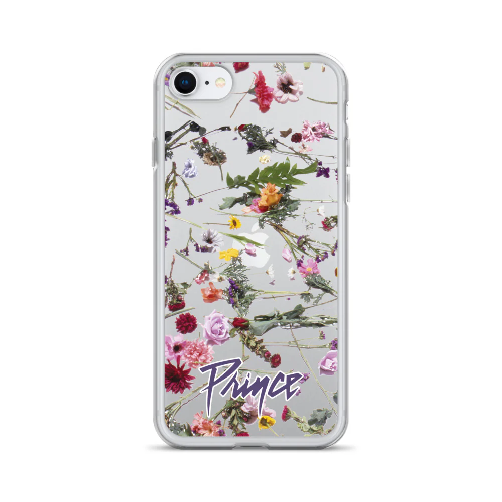 Floral Print Clear Case for iPhone - Image 49