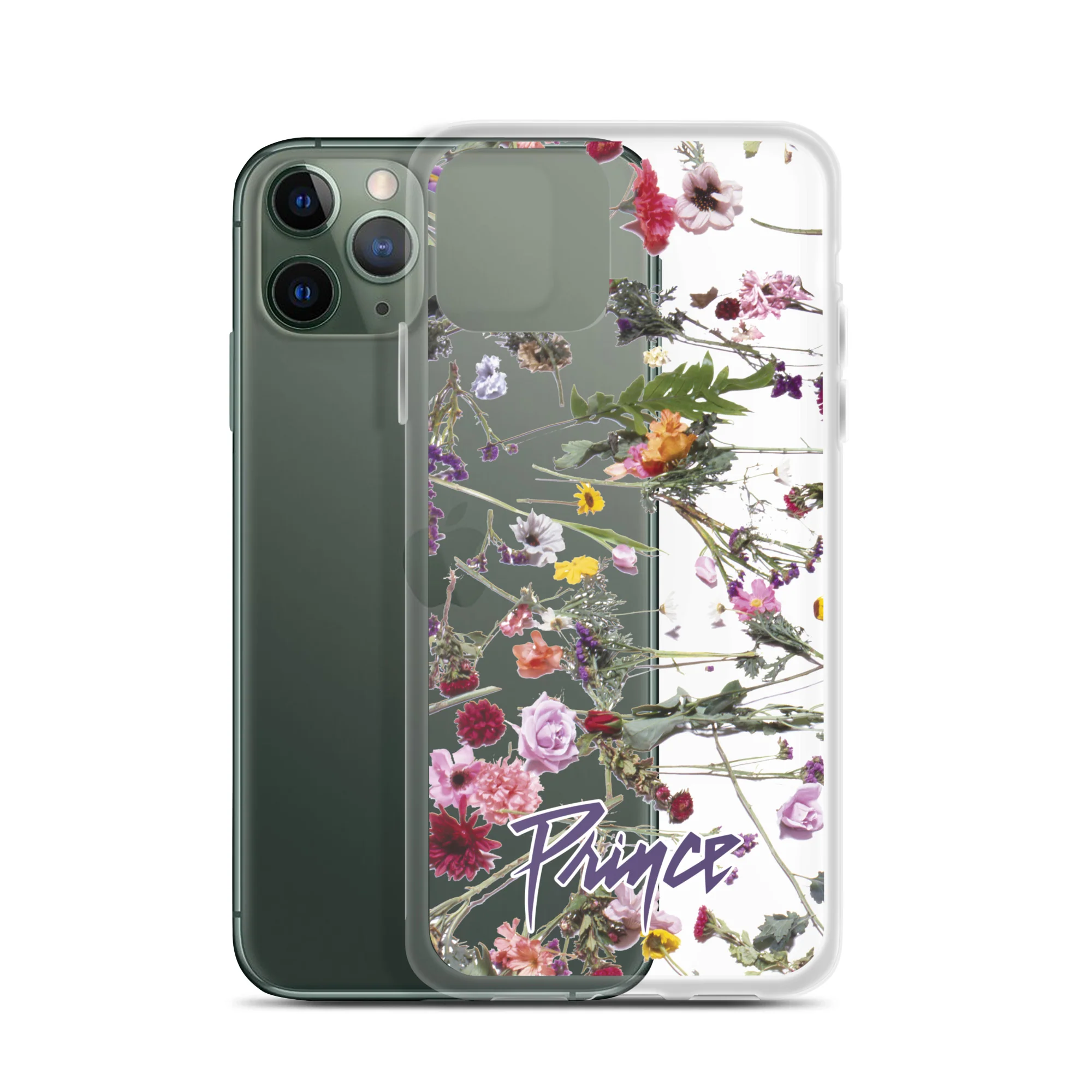 Floral Print Clear Case for iPhone - Image 5