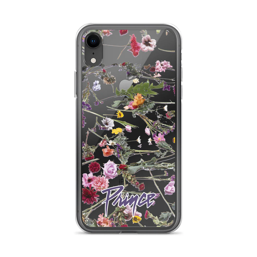 Floral Print Clear Case for iPhone - Image 55