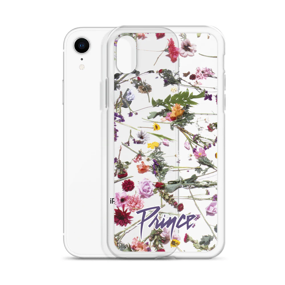 Floral Print Clear Case for iPhone - Image 58