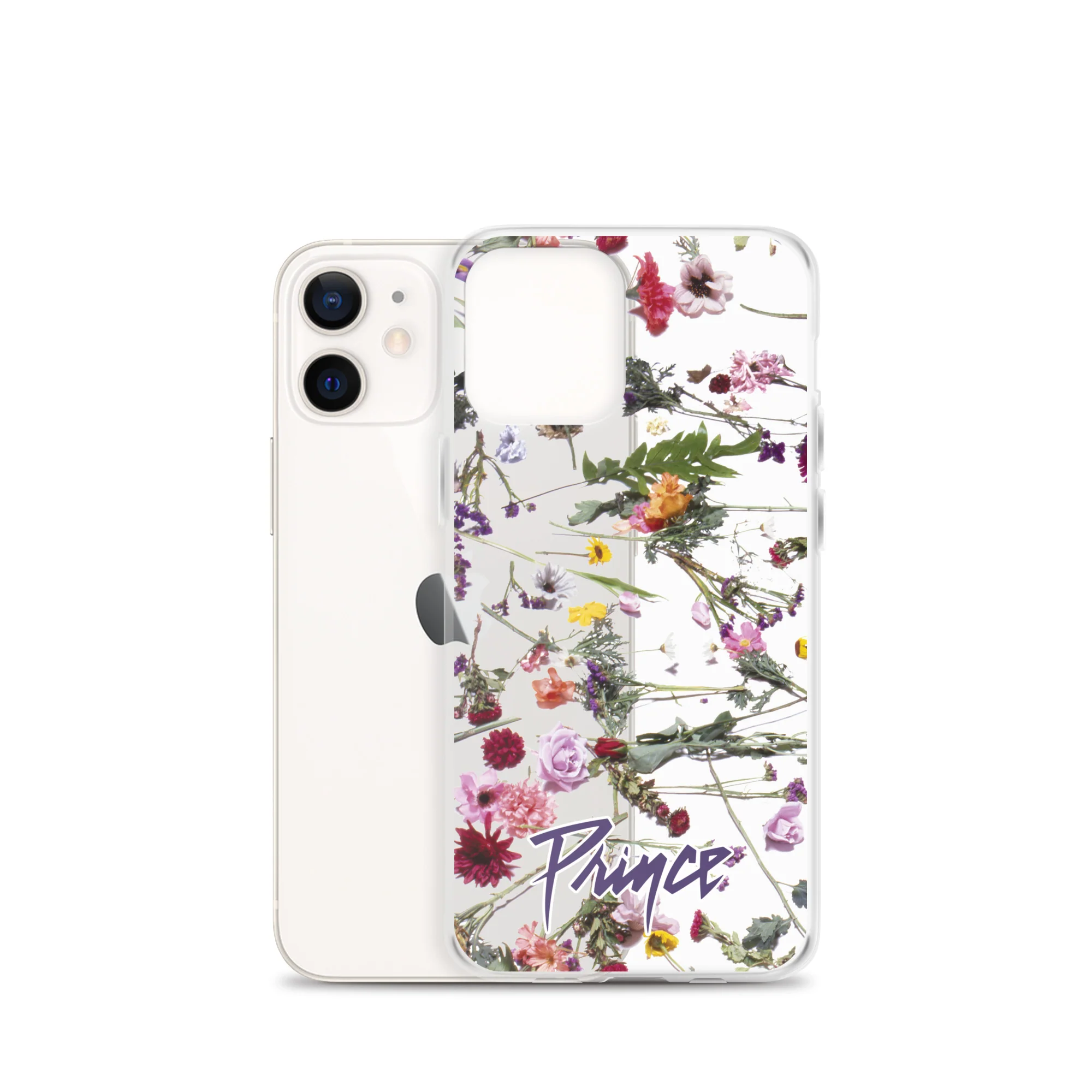 Floral Print Clear Case for iPhone - Image 9