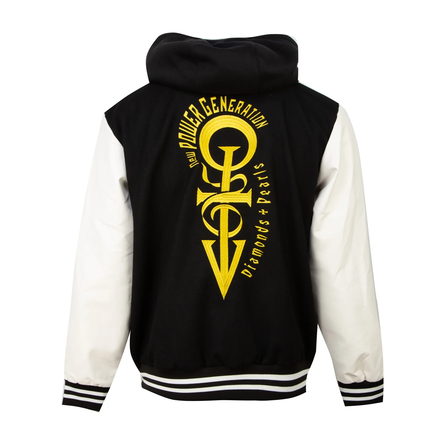 Diamonds And Pearls Hooded Collegiate Jacket - Image 4