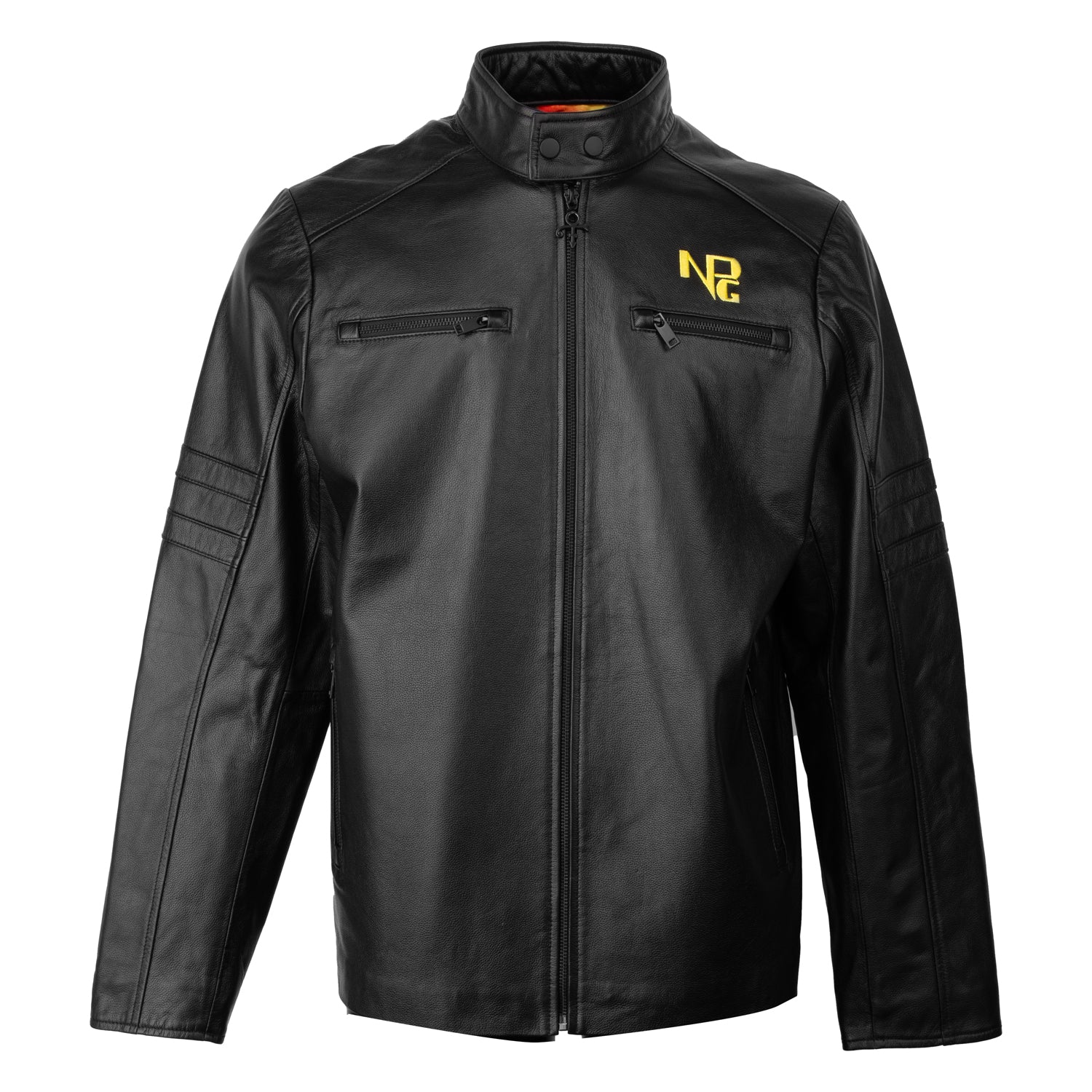 Diamonds And Pearls Lined All Season Leather Jacket - Image 3