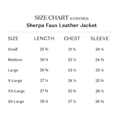 Diamonds And Pearls Love Symbol Sherpa Faux Leather Jacket (Black) - Image 5