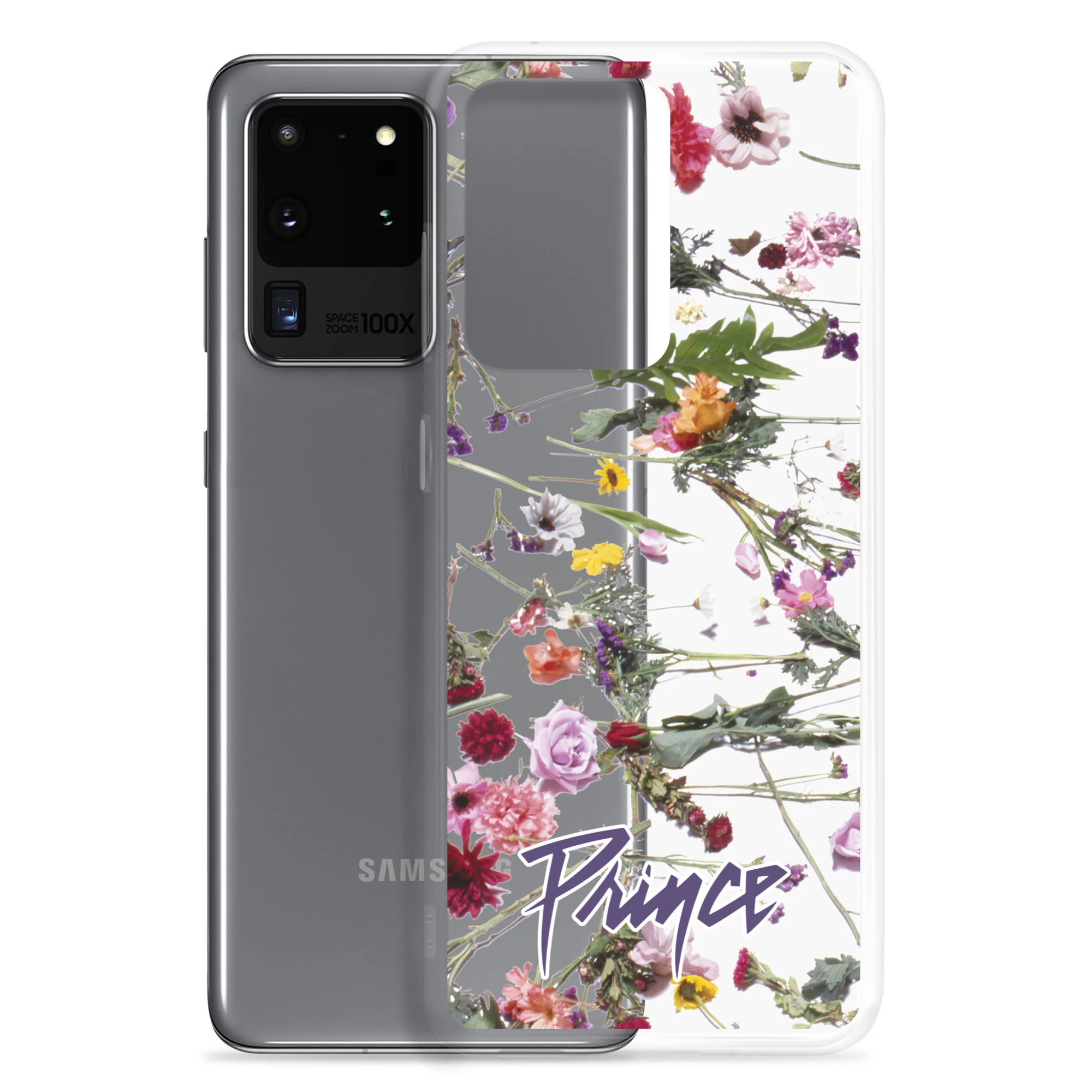 Floral Print Clear Case for Samsung - Image 11