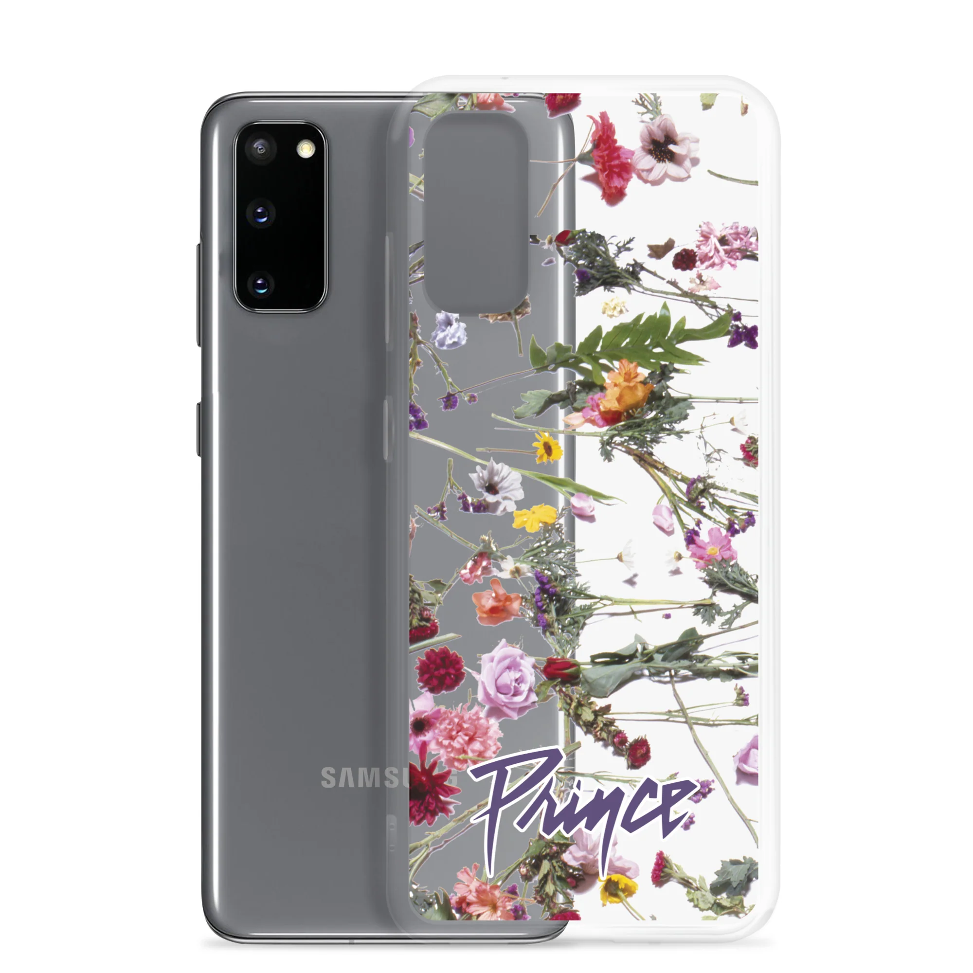 Floral Print Clear Case for Samsung - Image 13