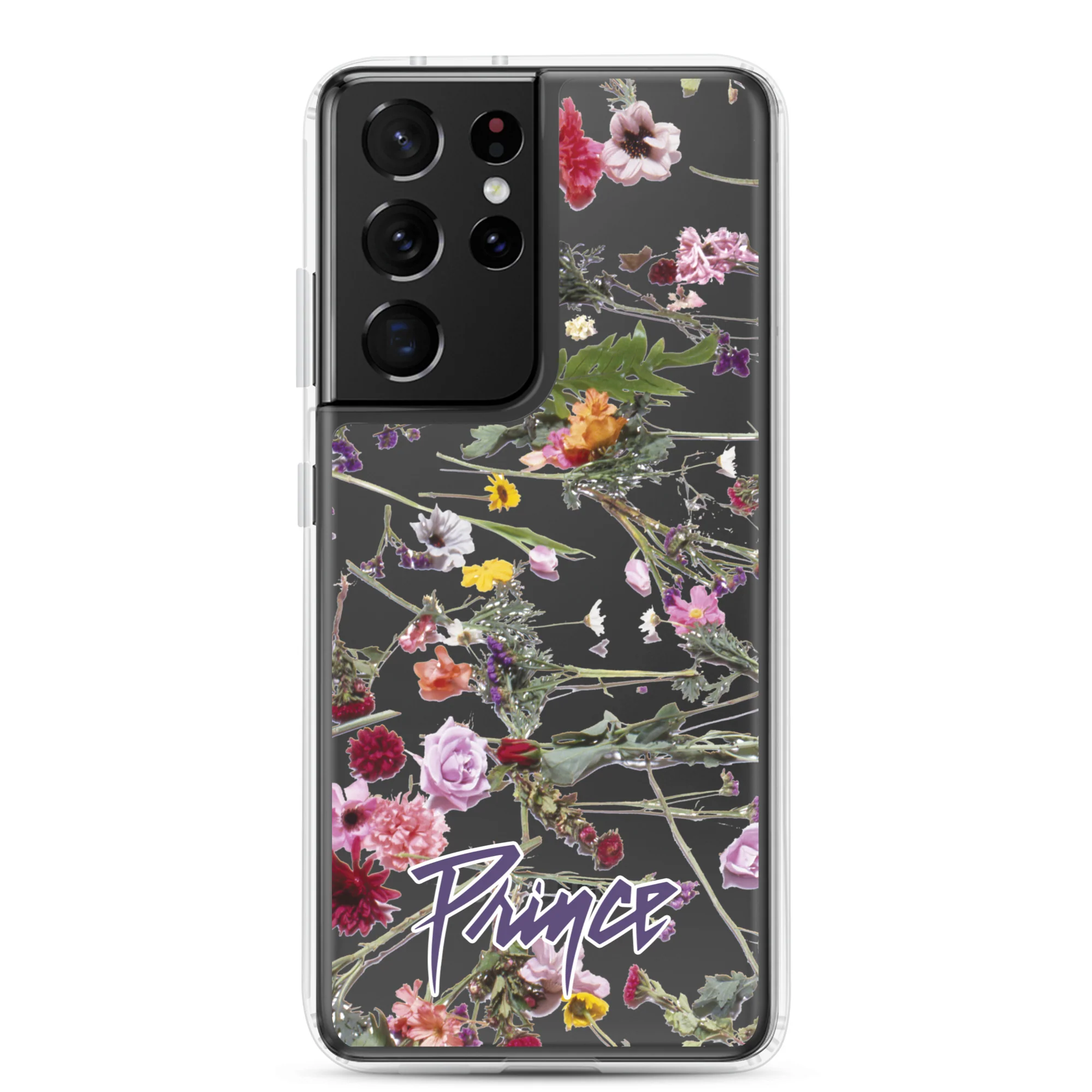Floral Print Clear Case for Samsung - Image 16