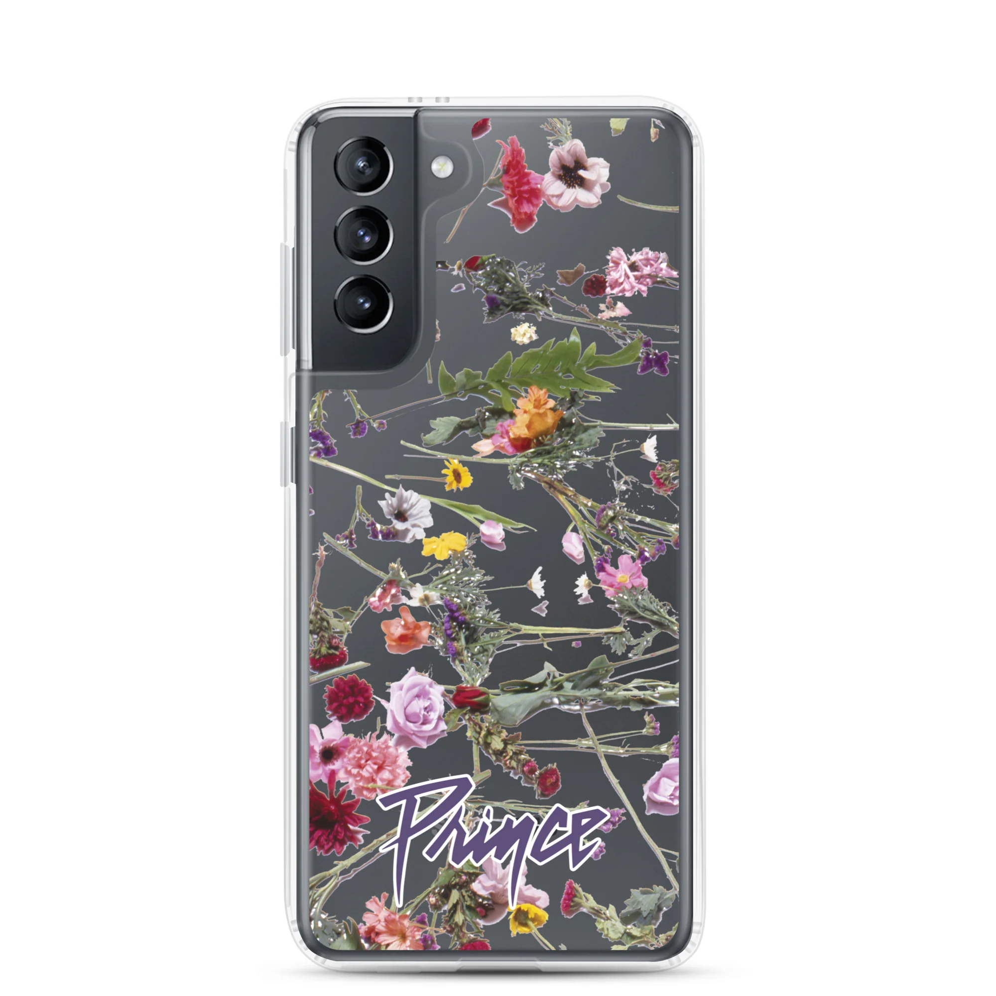 Floral Print Clear Case for Samsung - Image 18