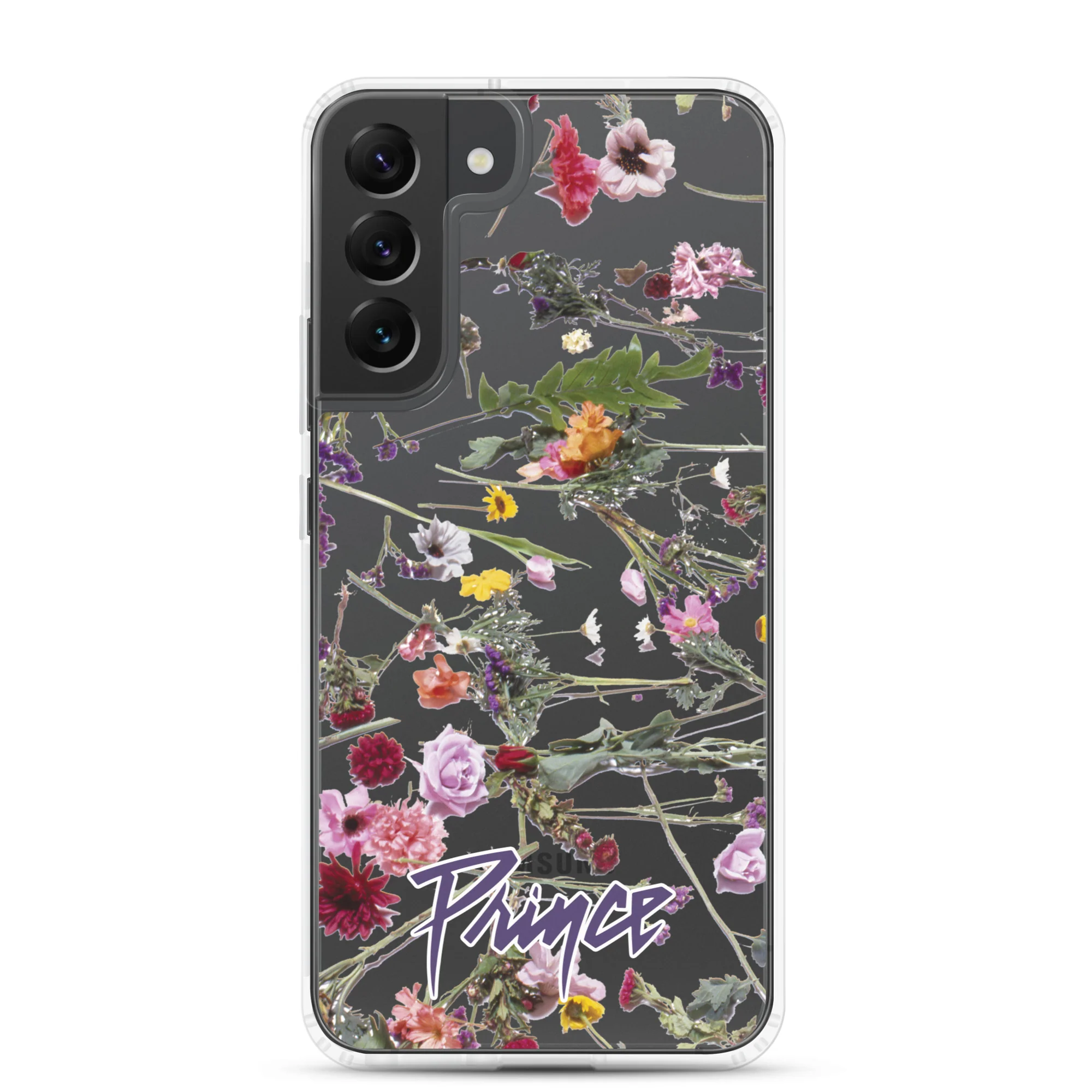 Floral Print Clear Case for Samsung - Image 20