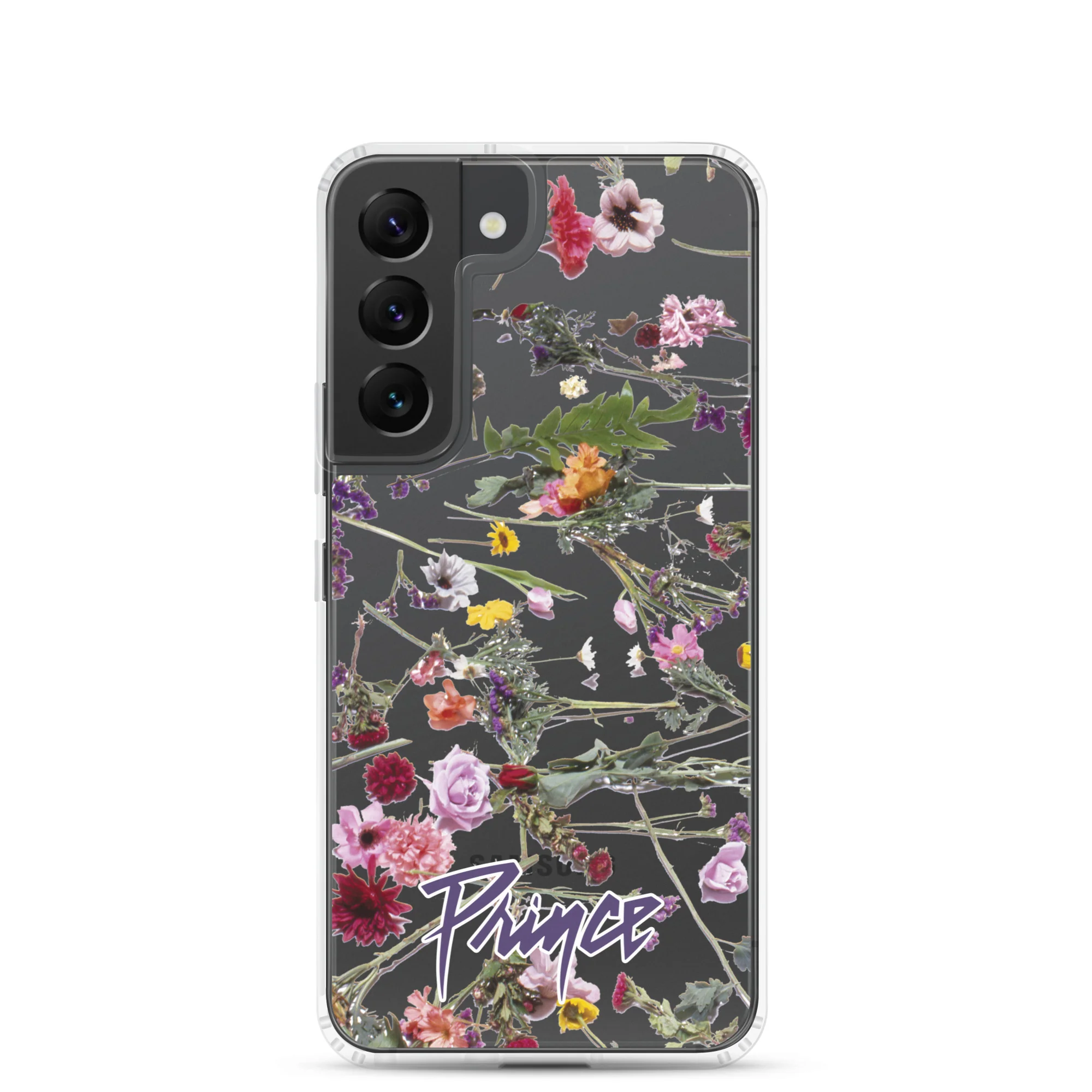 Floral Print Clear Case for Samsung - Image 24