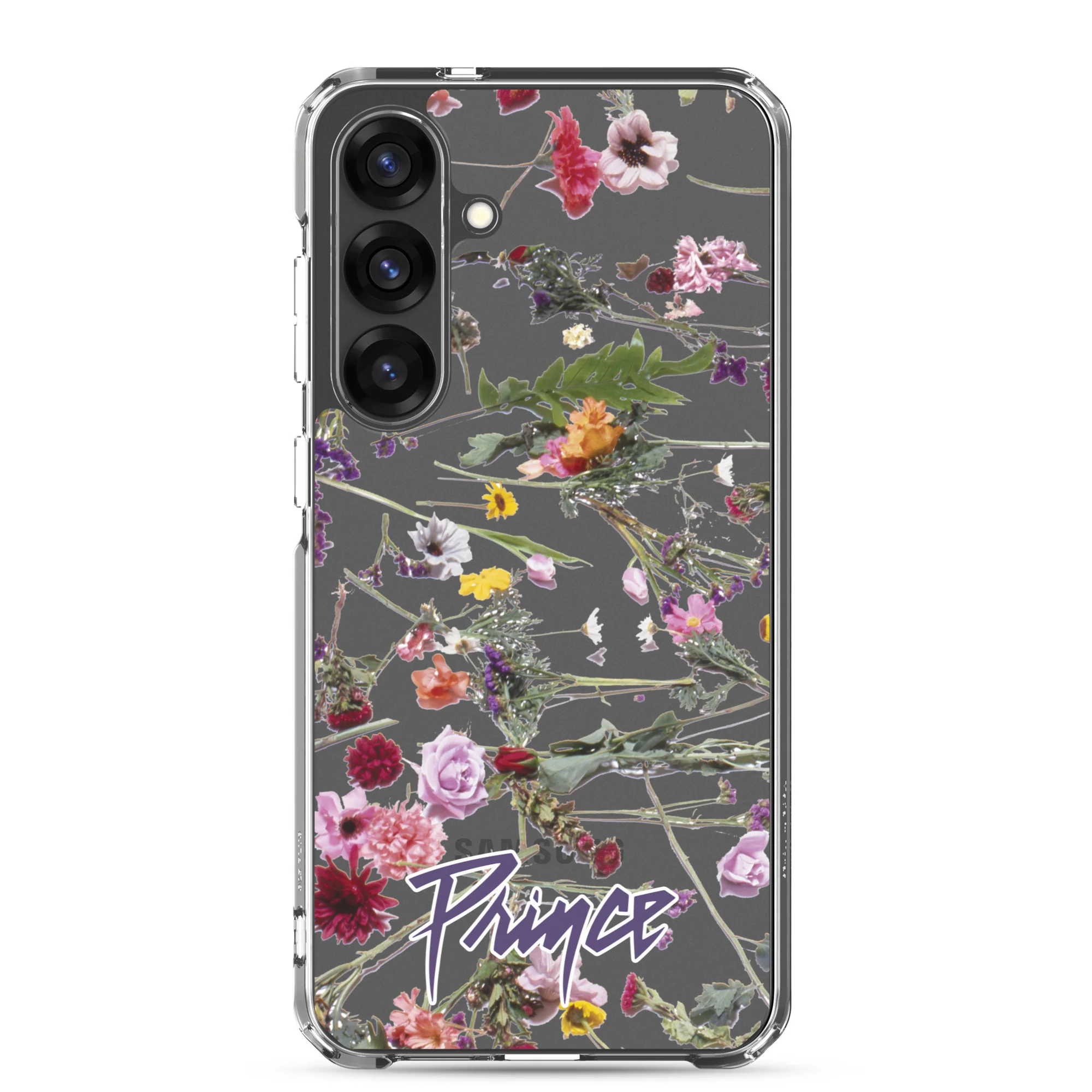 Floral Print Clear Case for Samsung - Image 26