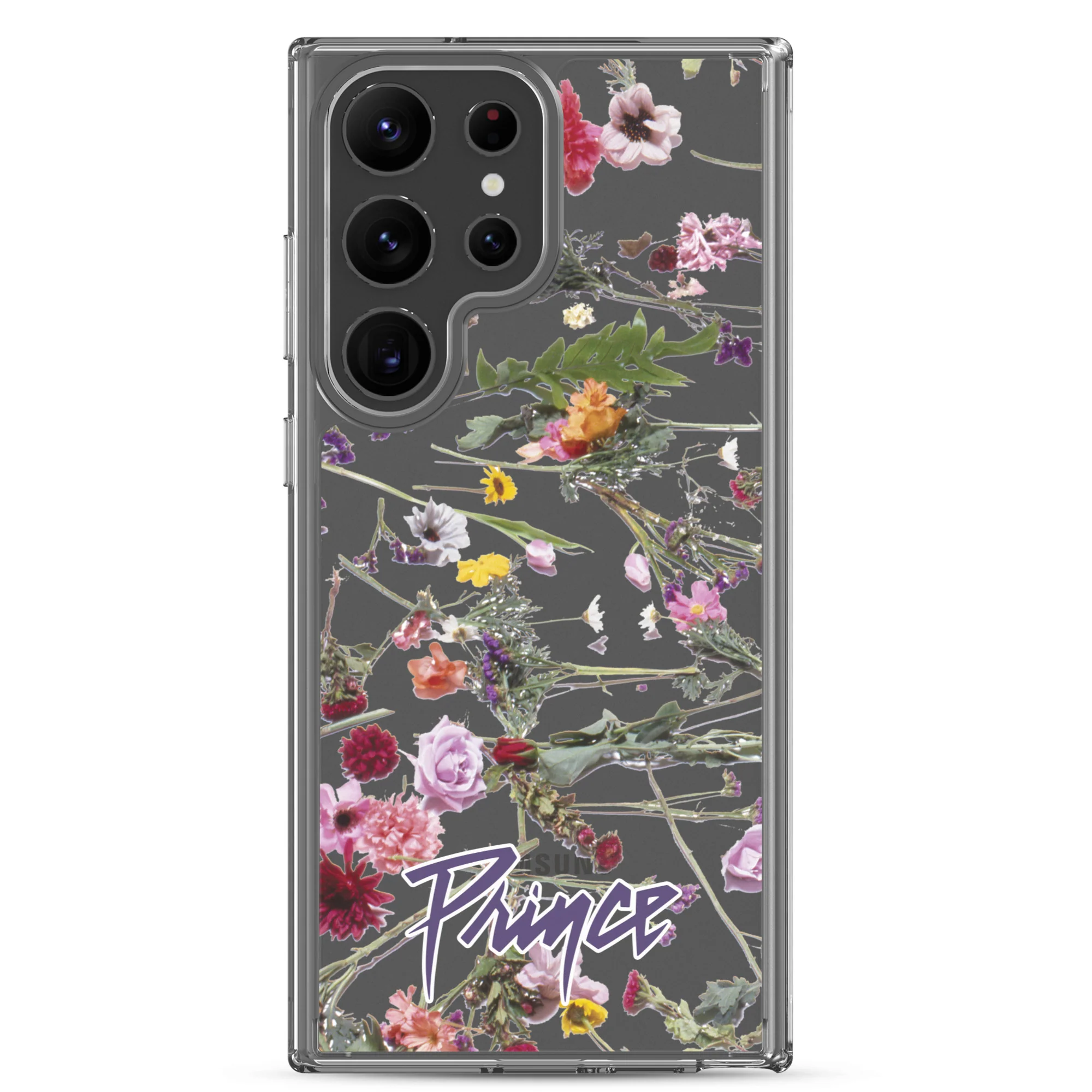 Floral Print Clear Case for Samsung - Image 33