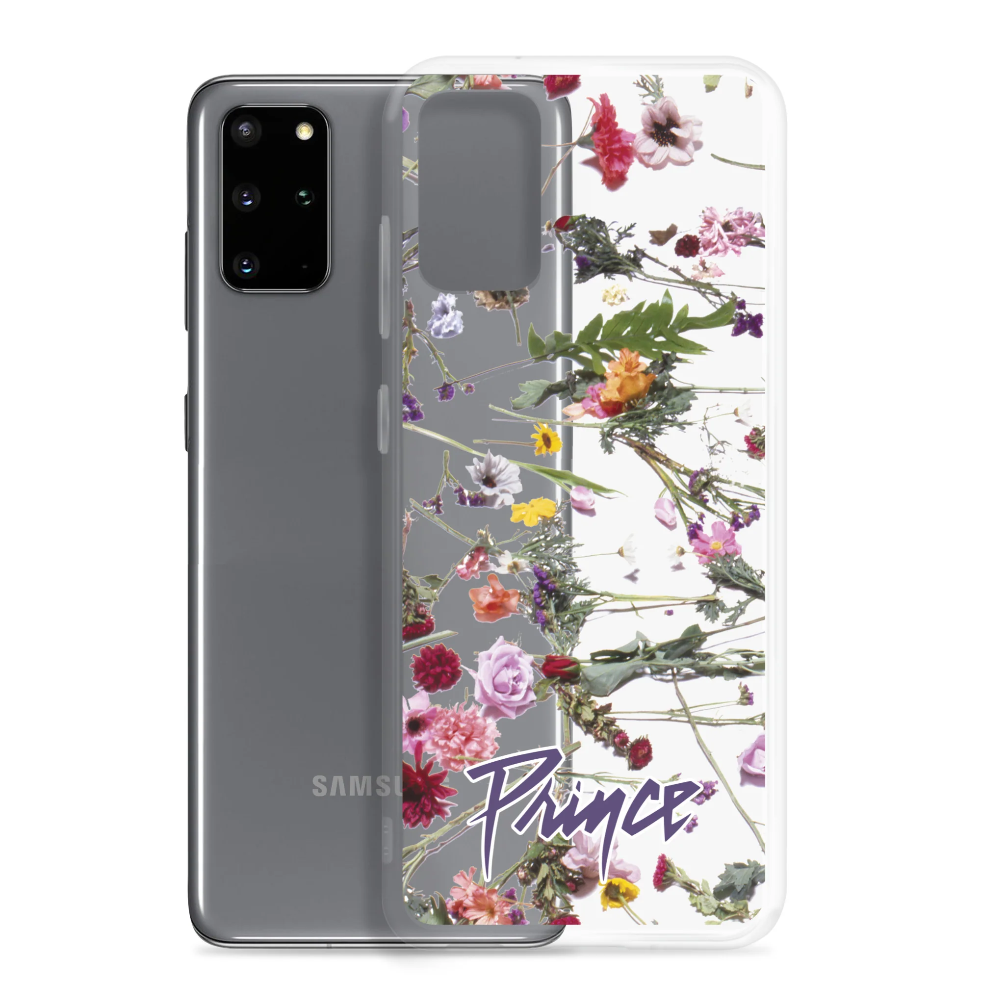 Floral Print Clear Case for Samsung - Image 9