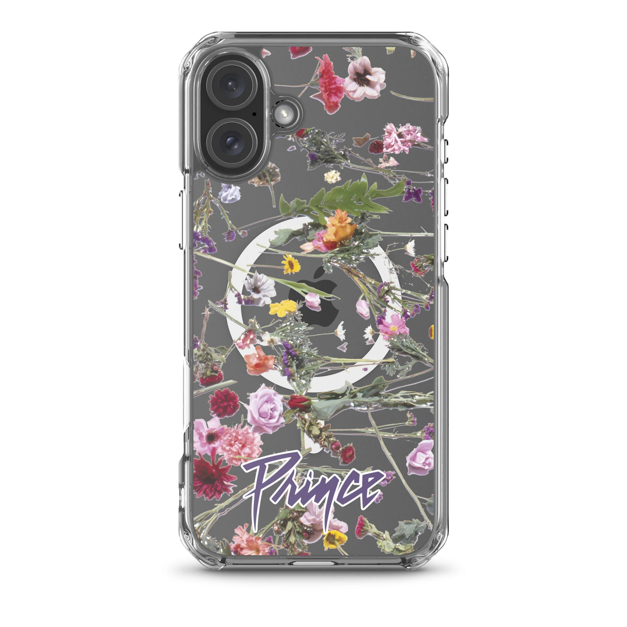 Floral Print Magsafe Clear Case for iPhone - Image 10