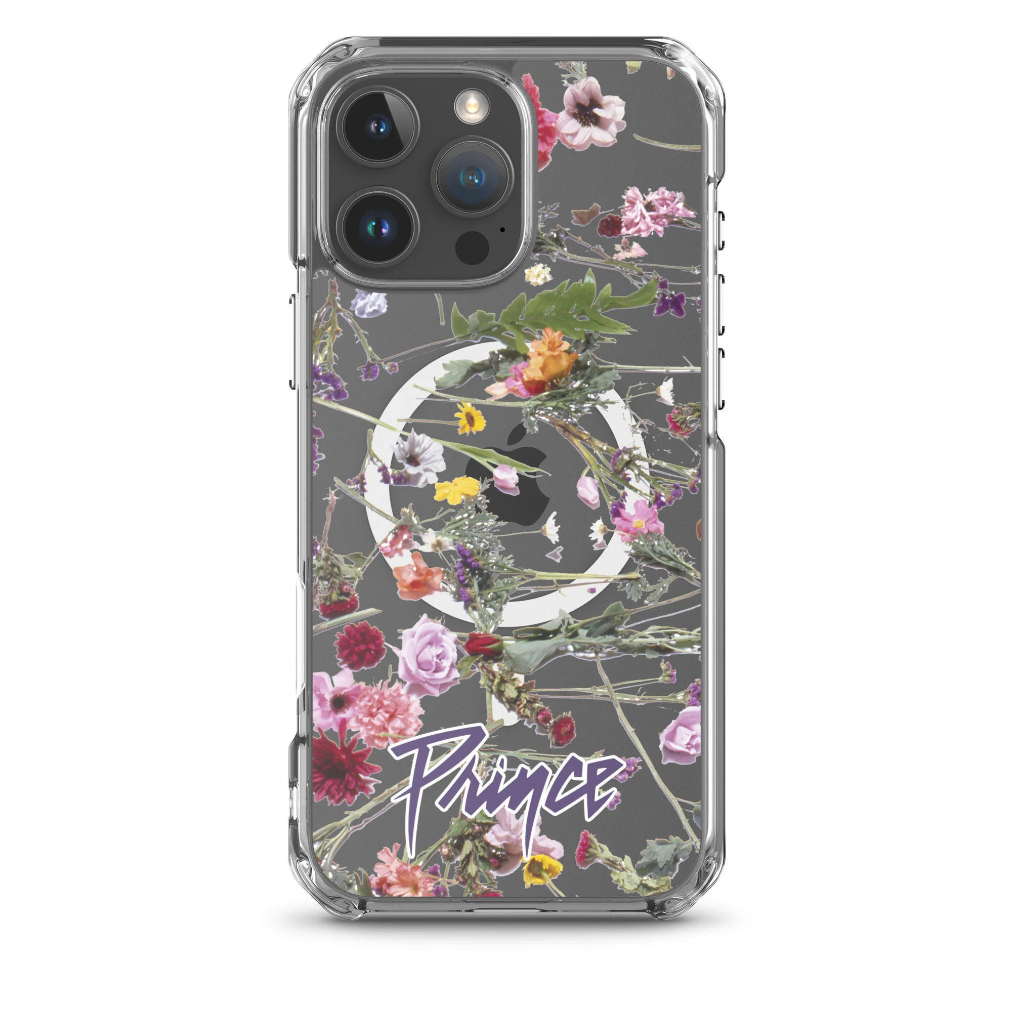 Floral Print Magsafe Clear Case for iPhone - Image 11