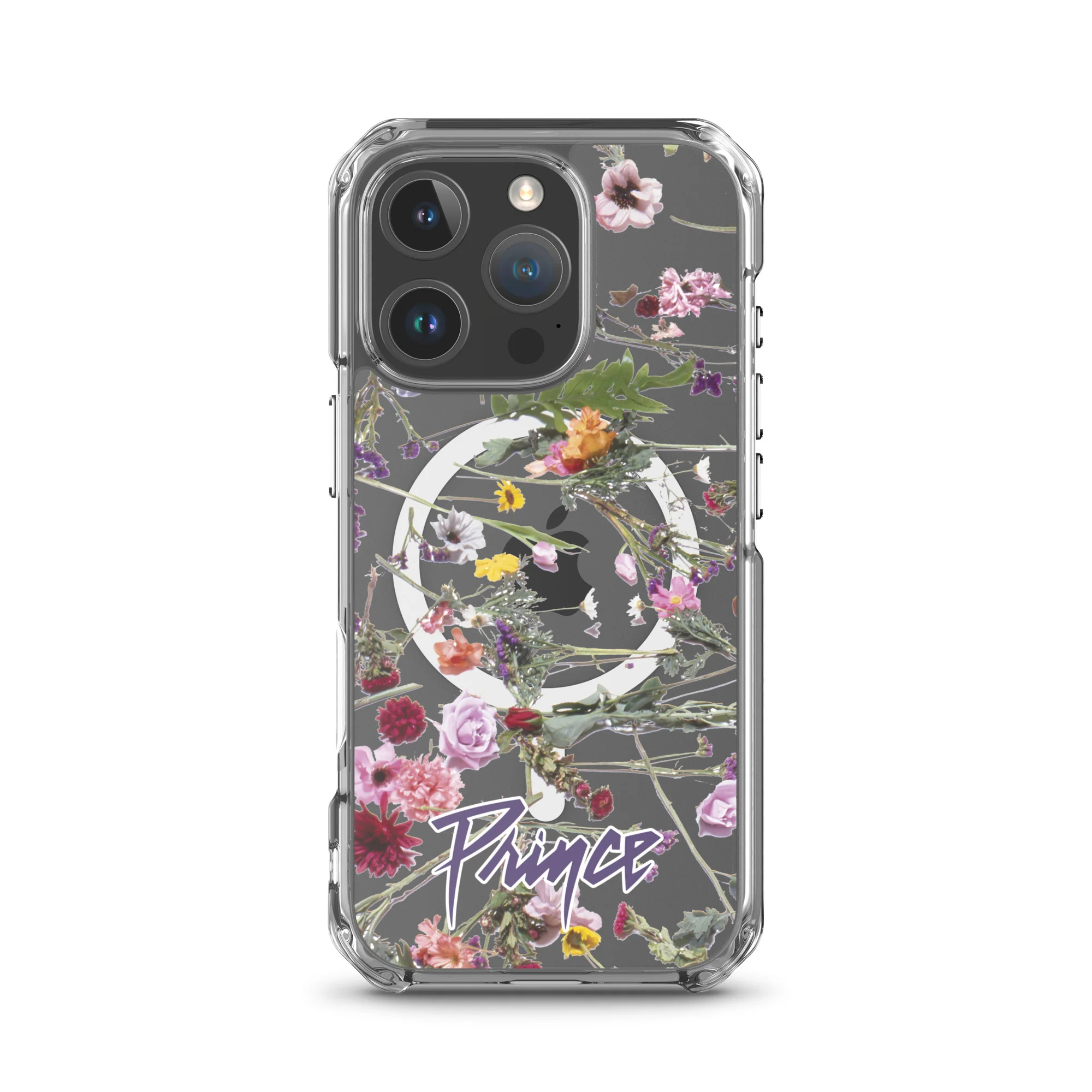 Floral Print Magsafe Clear Case for iPhone - Image 12