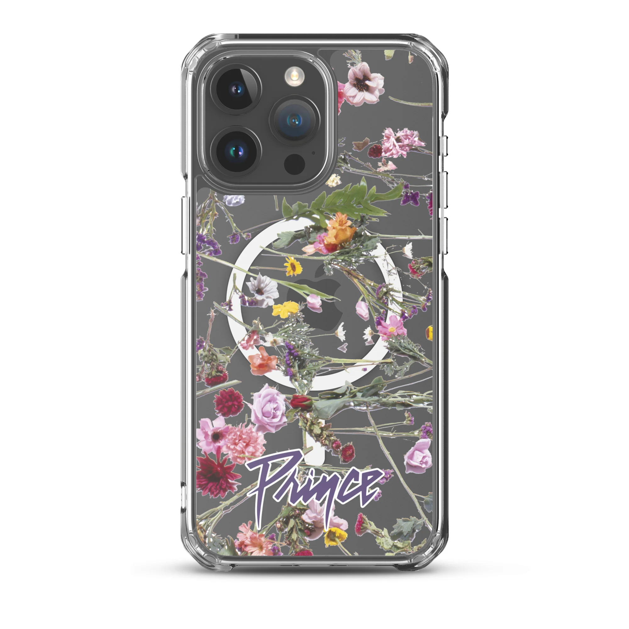 Floral Print Magsafe Clear Case for iPhone - Image 7