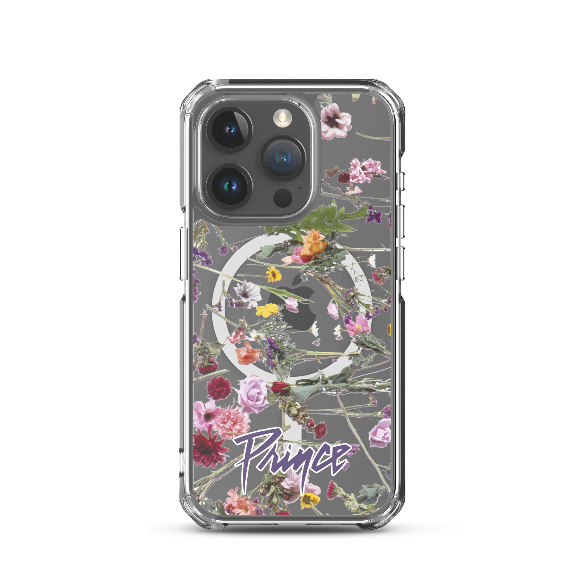 Floral Print Magsafe Clear Case for iPhone - Image 8