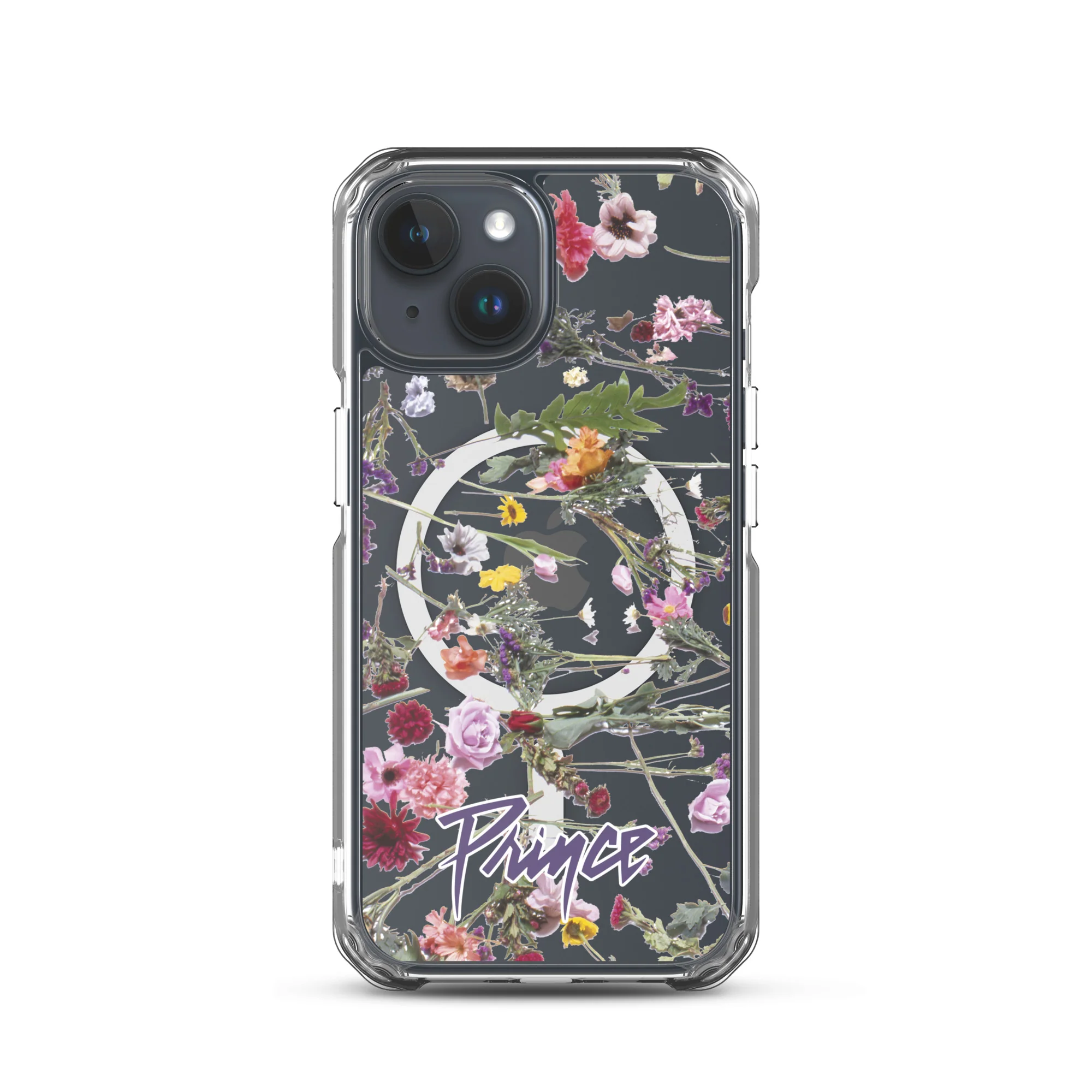 Floral Print Magsafe Clear Case for iPhone - Image 9