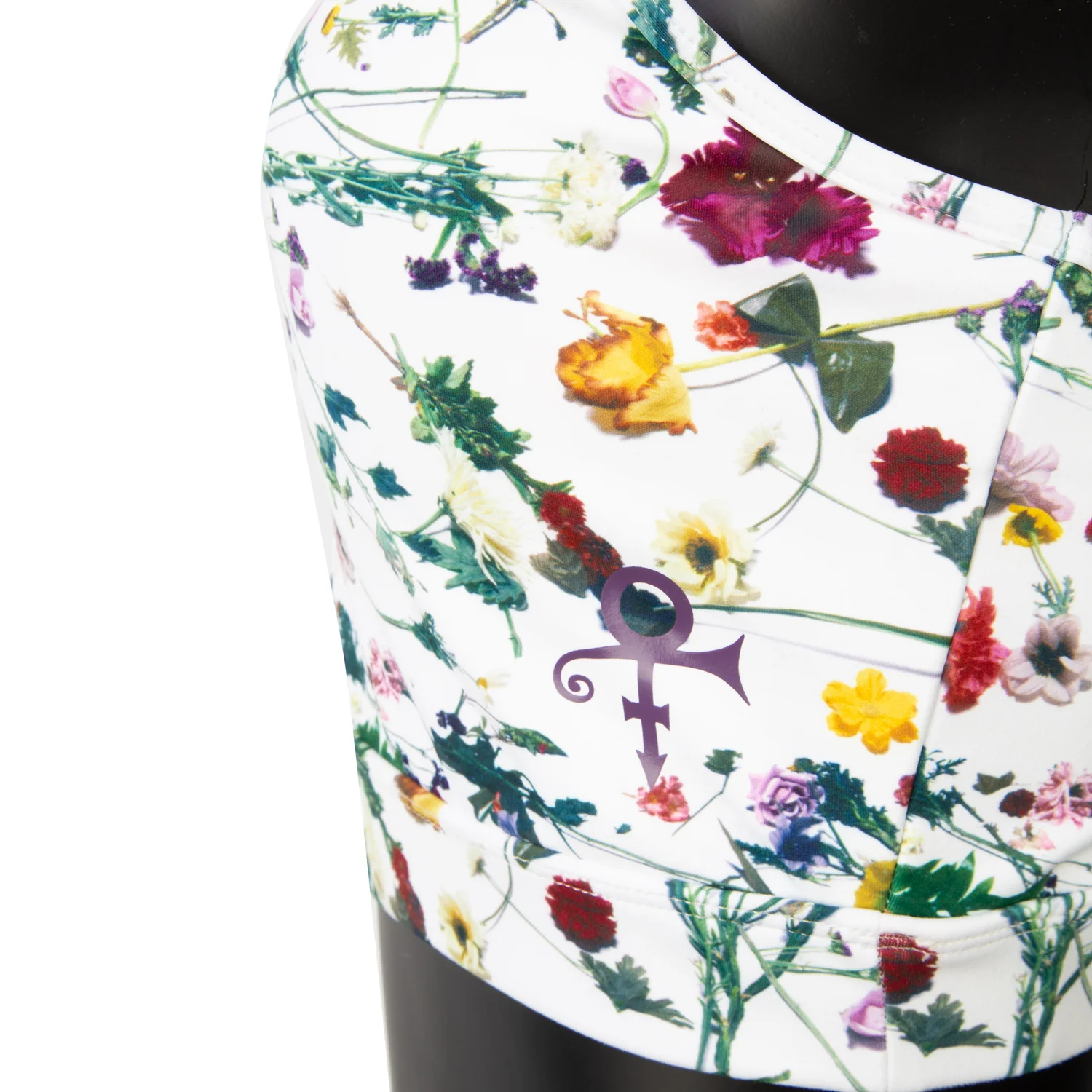 Floral Women's Crossover Sports Bra - Image 3