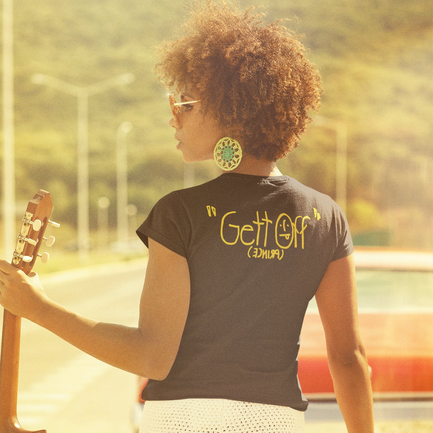 Gett Off Acid Wash Unisex T-Shirt - Image 2