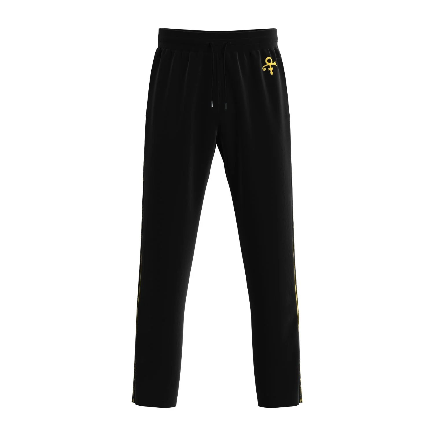 Logo Pattern Hooded Tracksuit Set (Black) - Image 7