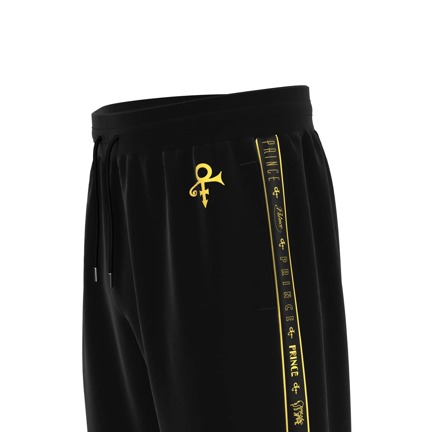Logo Pattern Hooded Tracksuit Set (Black) - Image 9