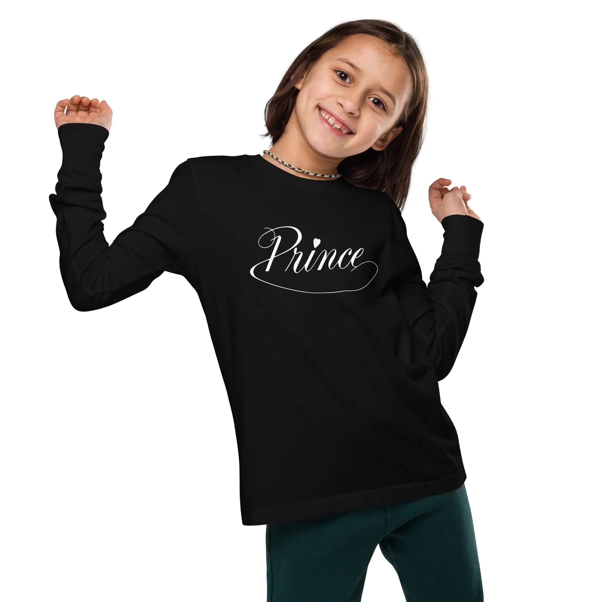 Prince '79 Logo Youth Long Sleeve T-Shirts - Image 4